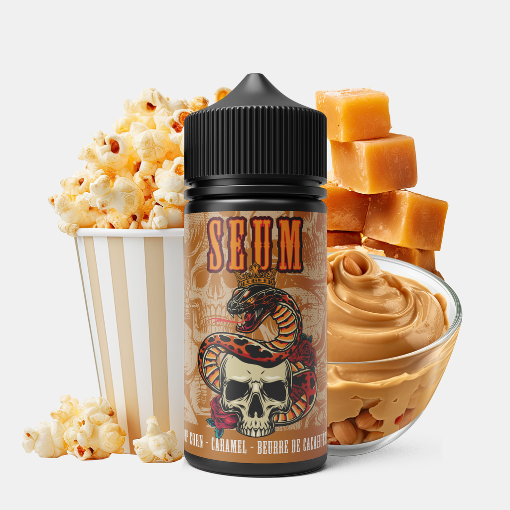 Seum 100ml - Pop Corn Caramel Beurre de Cacahuète