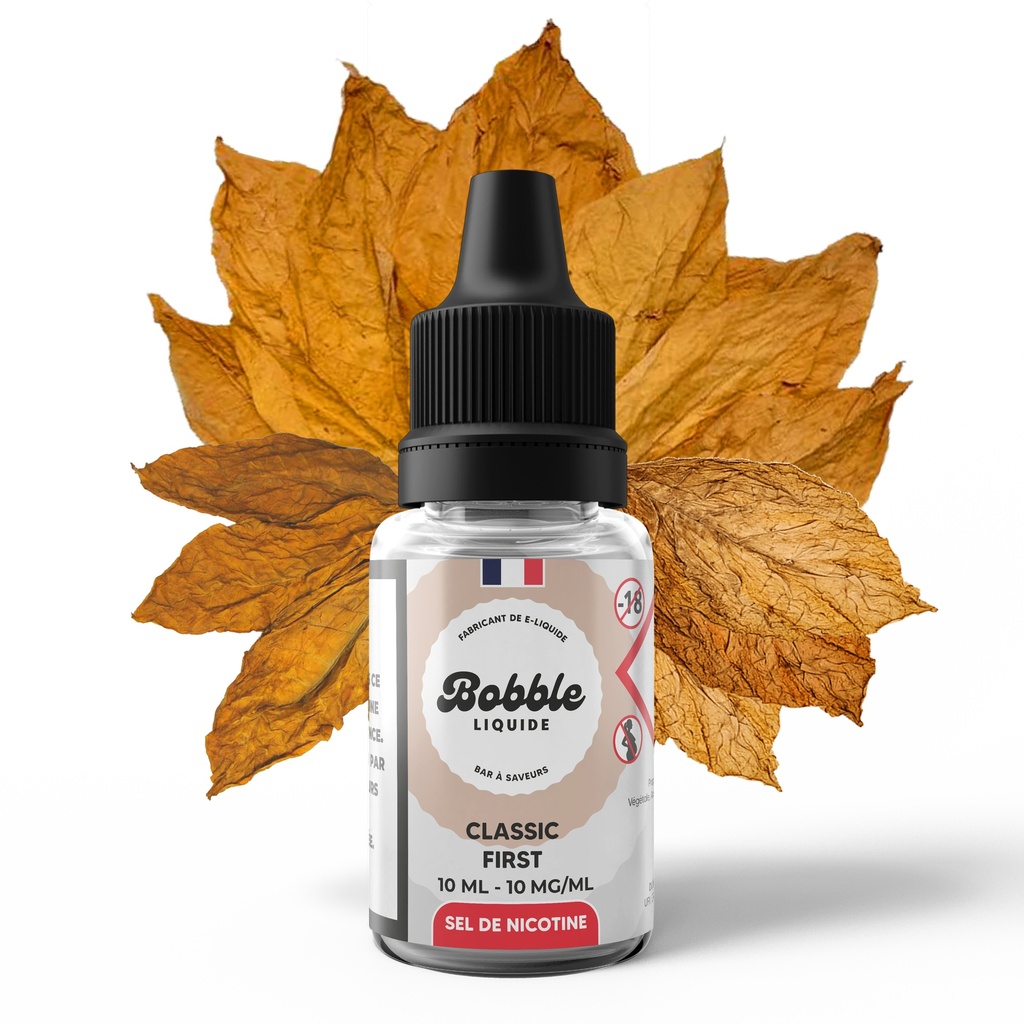Bobble 10ml Sel de Nicotine Classic First