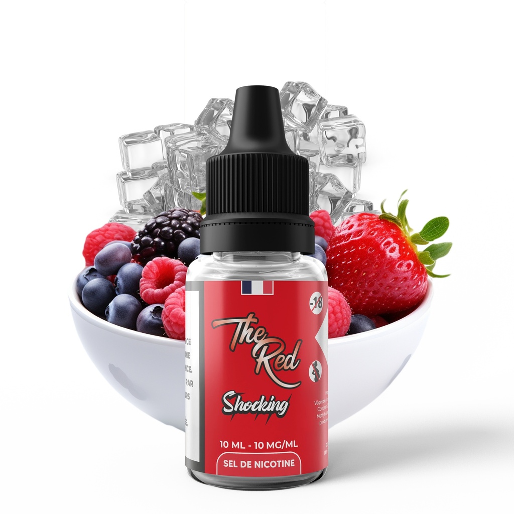 Shocking 10ml Sel de Nicotine - The Red