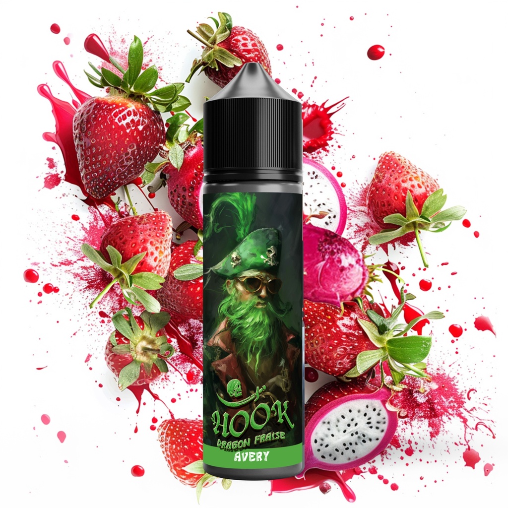 Hook 50ml - Avery - Dragon Fraise