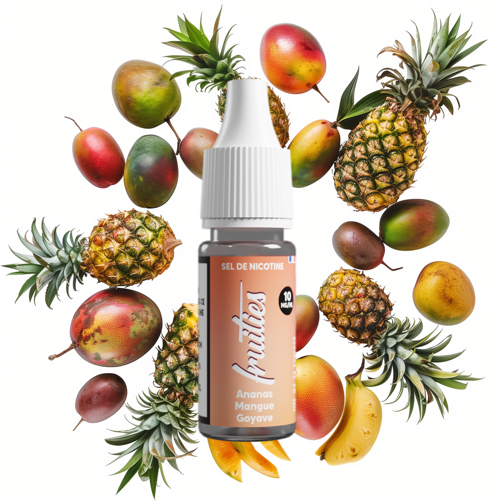 Fruities 10ml SDN (boite de 6) - Ananas Mangue Goyave