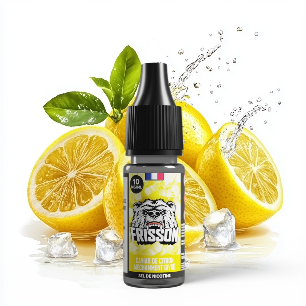 Frisson 10ml - Caviar de Citron Méchamment Givrée  (3 mg/mL)