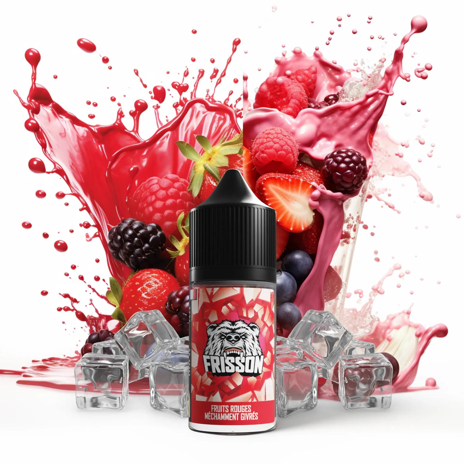 Frisson 30ml - Fruits Rouges Méchamment Givrée