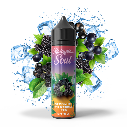 [SOUL-CB50] Malaysian Soul 50ml - Cassis Mûre Baies d'Aronia Frais