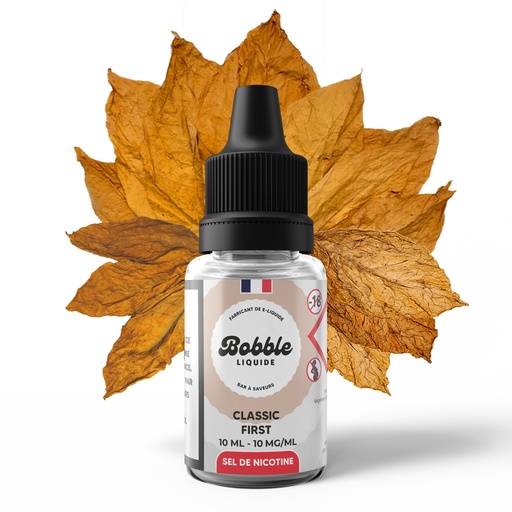 Bobble 10ml Sel de Nicotine Classic First