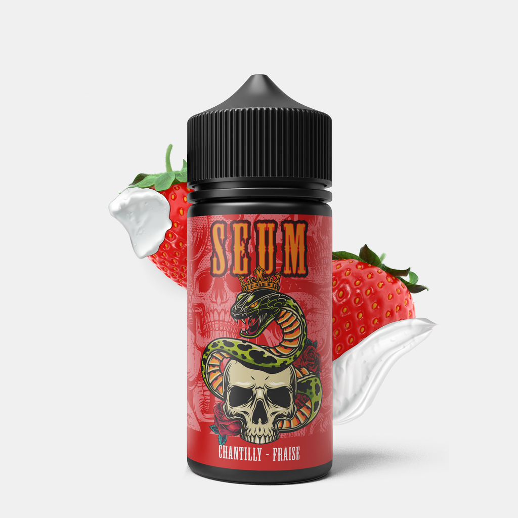 Seum 100ml - Chantilly Fraise