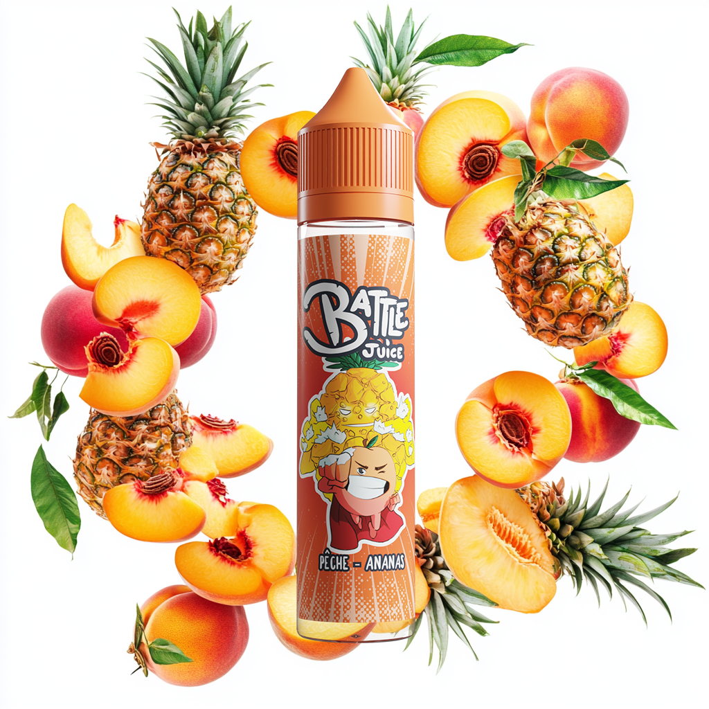 [BJUICE-PA50] Battle Juice 50ml - Pêche Ananas
