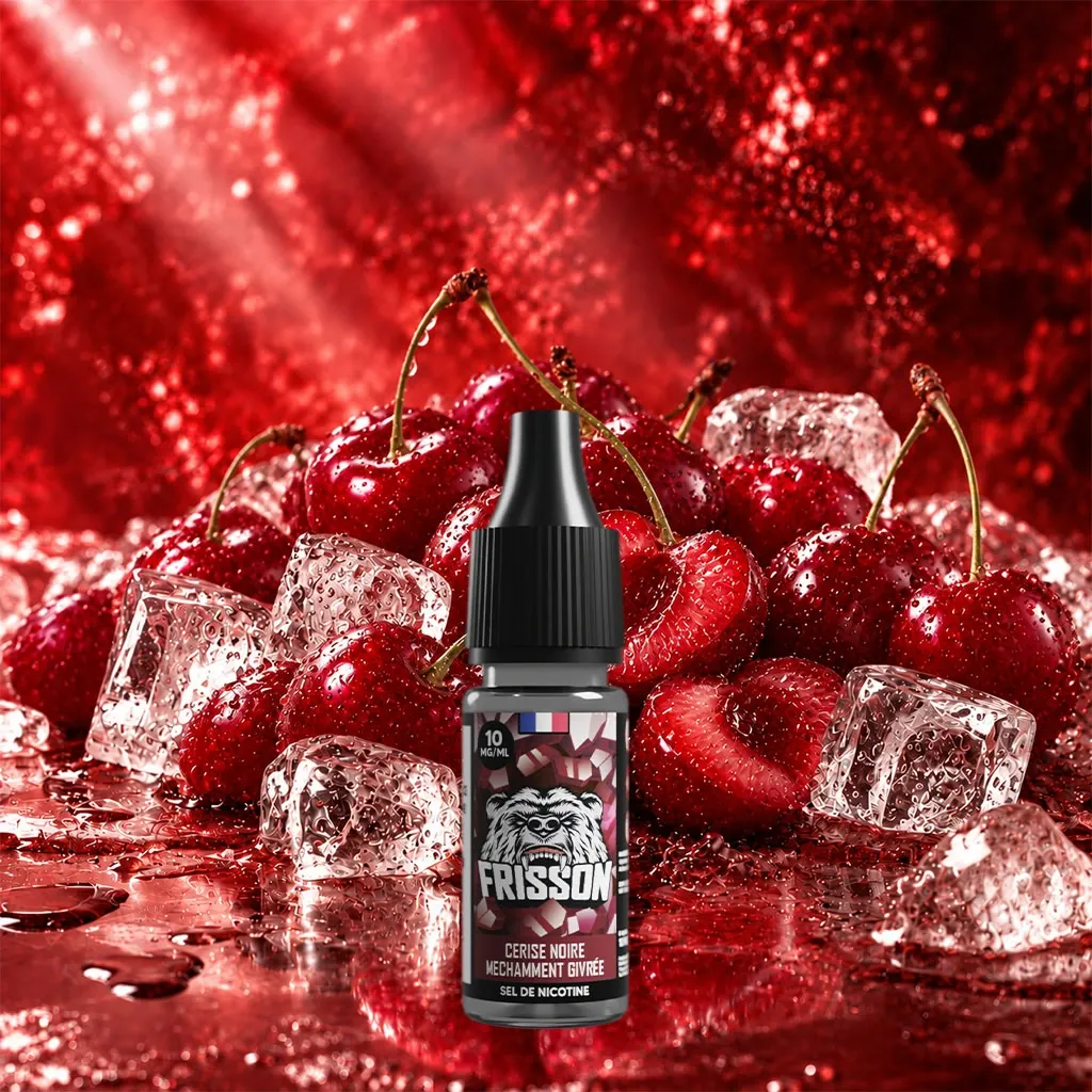 Frisson 10ml SDN (Boite de 6) - Cerise Noire Méchamment Givrée