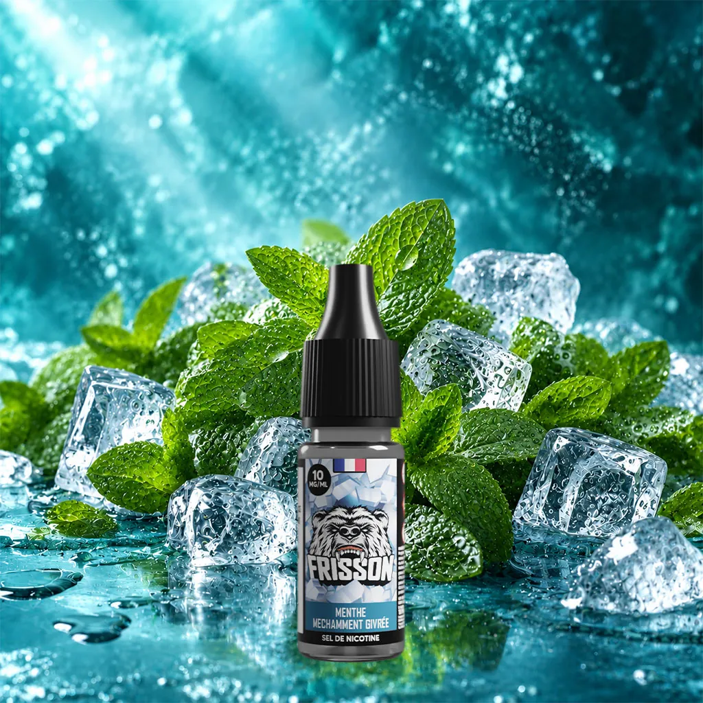 Frisson 10ml SDN (Boite de 6) - Menthe Méchamment Givrée (10 mg/mL de nicotine (sels))