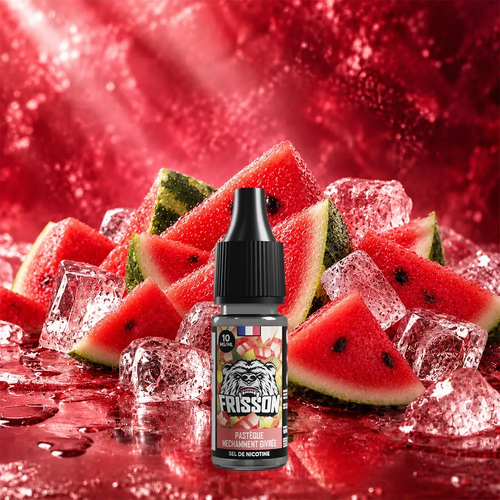 Frisson 10ml SDN (Boite de 6) - Pastèque Méchamment Givrée (10 mg/mL de nicotine (sels))