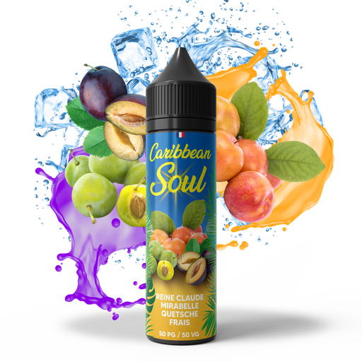 [SOUL-MQ50] Caribbean Soul 50ml - Reine Claude Mirabelle Quetsche Frais